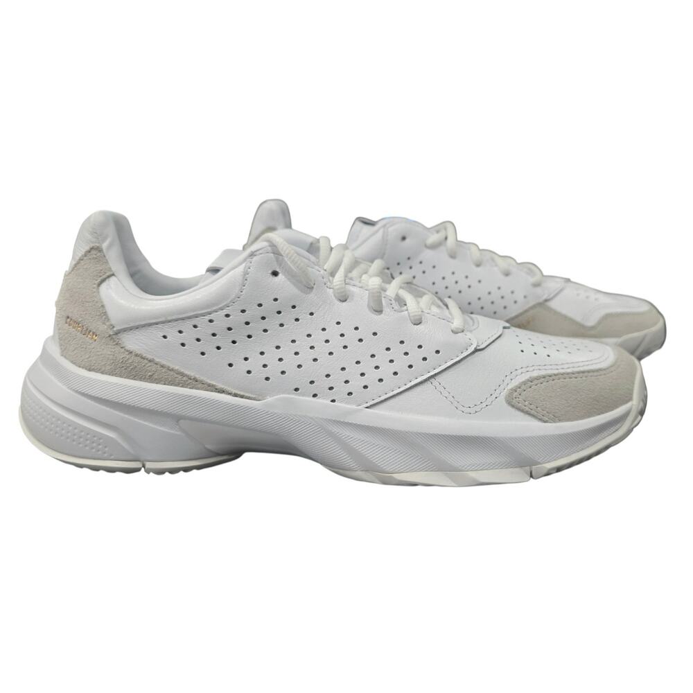 Adidas CourtJam Control 3 Premium Men's Size 10 (Women's 11) Triple White JI4235